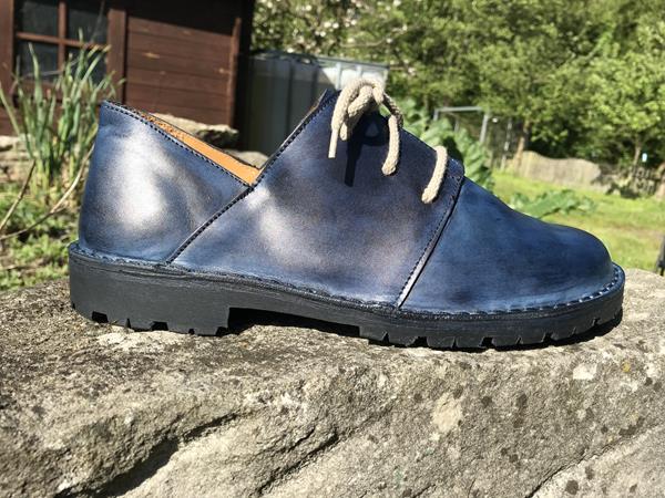 Halbschuhe Boots Jeansblau
