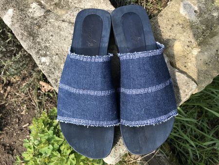 Holzclogs Jeansstyle