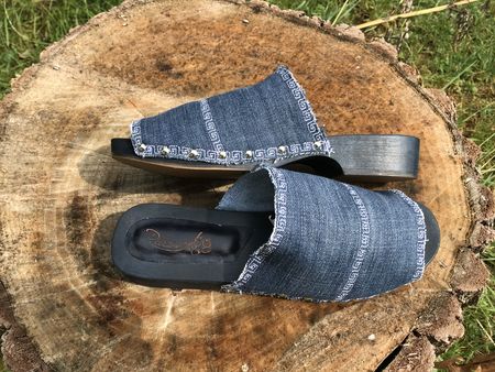 Holzclogs Jeansstyle