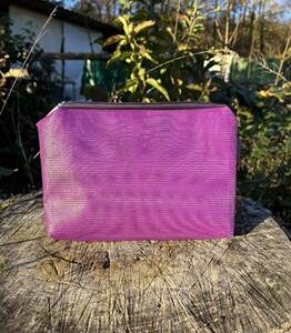 Upcycling Werbebanner Kosmetiktasche